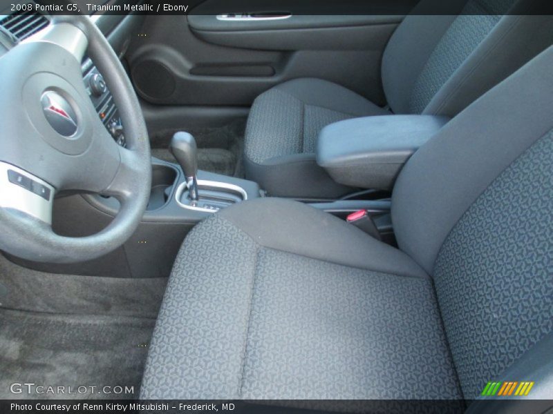 Titanium Metallic / Ebony 2008 Pontiac G5