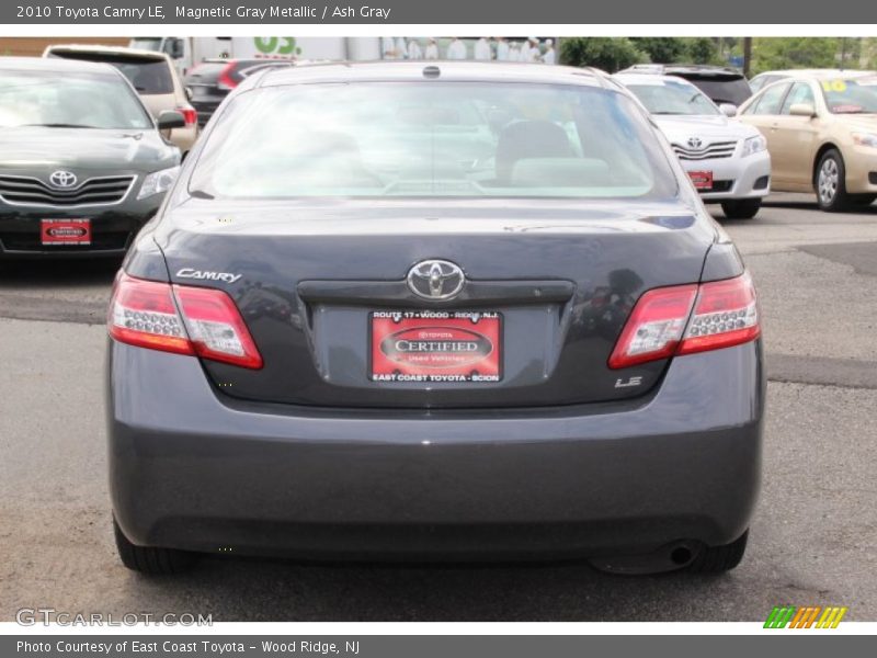 Magnetic Gray Metallic / Ash Gray 2010 Toyota Camry LE