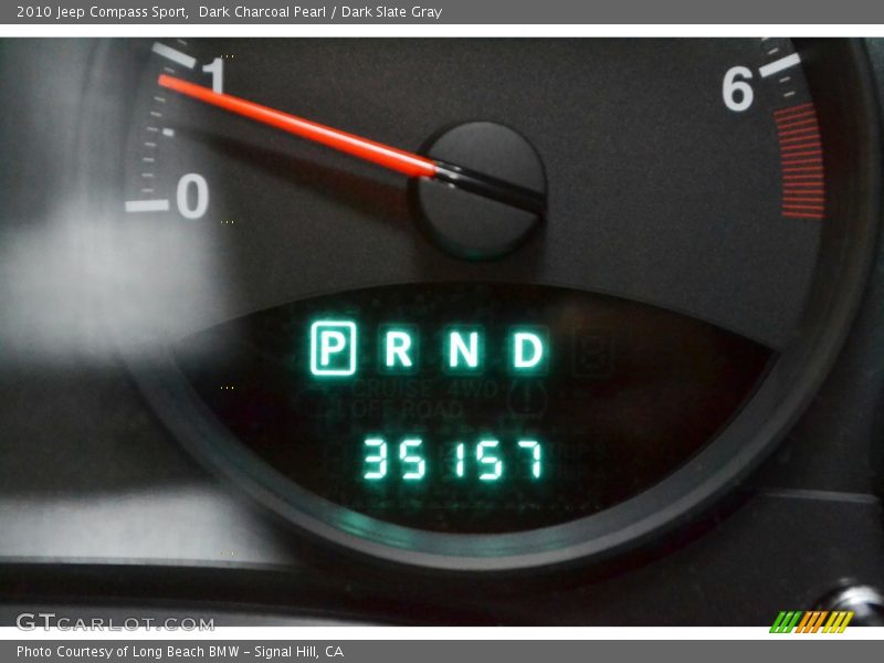 Dark Charcoal Pearl / Dark Slate Gray 2010 Jeep Compass Sport