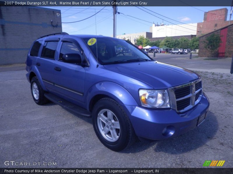 Marine Blue Pearl / Dark Slate Gray/Light Slate Gray 2007 Dodge Durango SLT 4x4