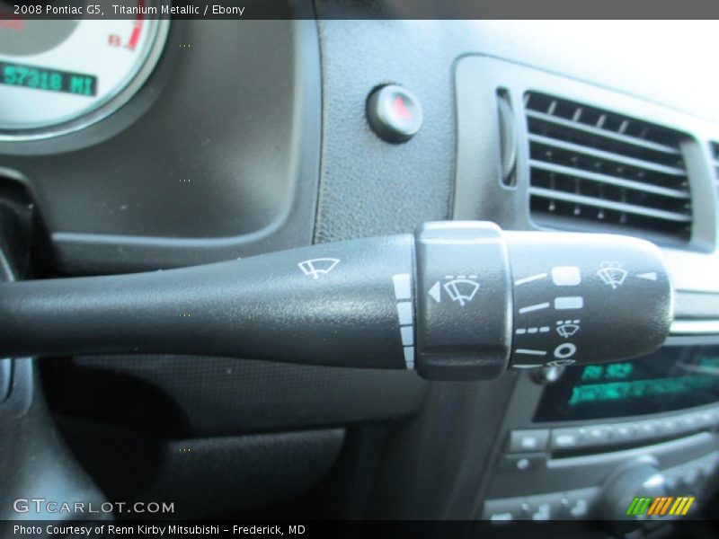 Titanium Metallic / Ebony 2008 Pontiac G5
