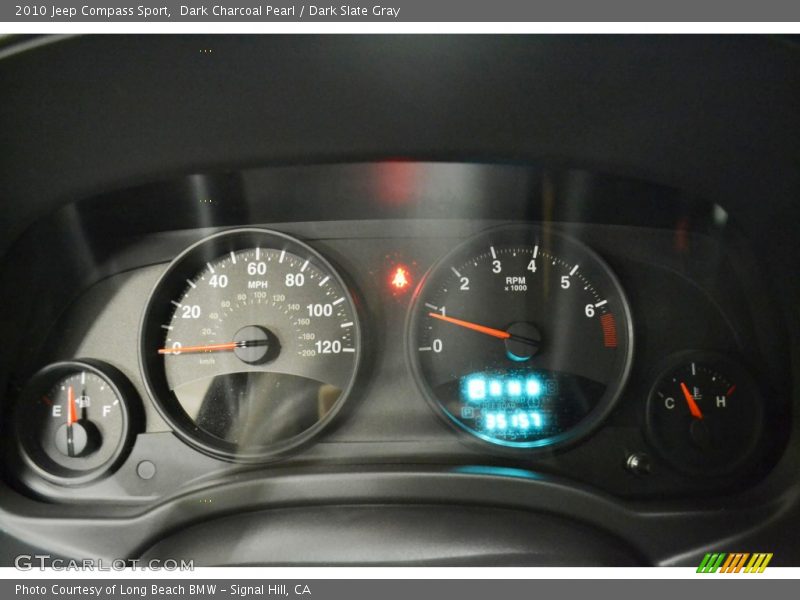 Dark Charcoal Pearl / Dark Slate Gray 2010 Jeep Compass Sport