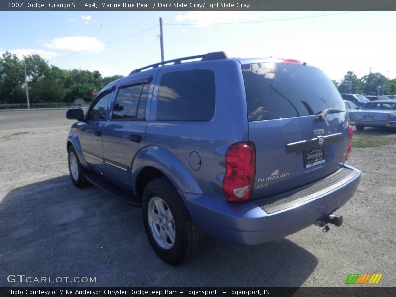 Marine Blue Pearl / Dark Slate Gray/Light Slate Gray 2007 Dodge Durango SLT 4x4
