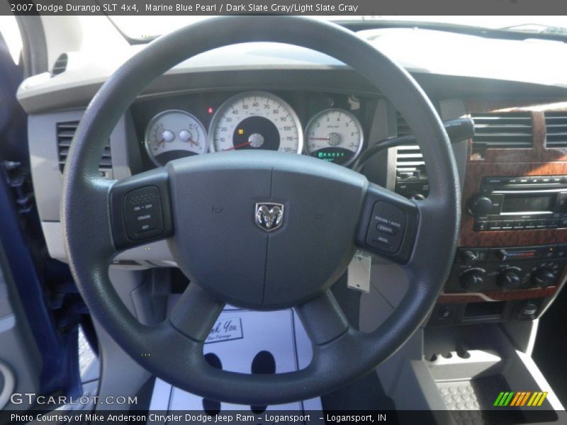 Marine Blue Pearl / Dark Slate Gray/Light Slate Gray 2007 Dodge Durango SLT 4x4
