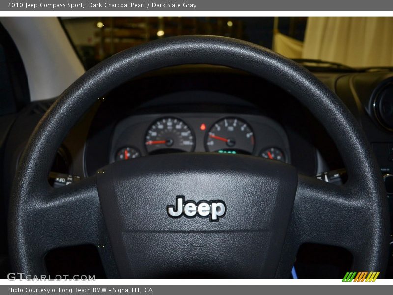 Dark Charcoal Pearl / Dark Slate Gray 2010 Jeep Compass Sport