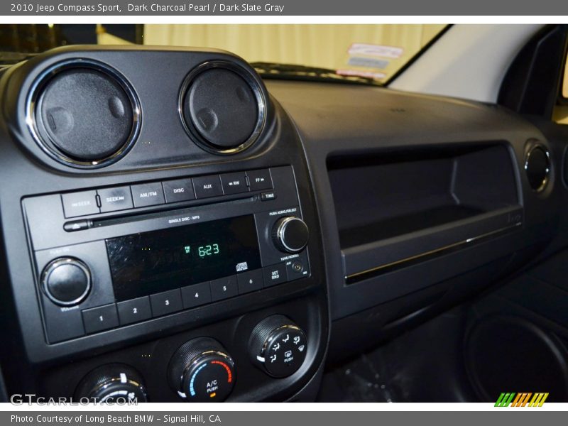 Dark Charcoal Pearl / Dark Slate Gray 2010 Jeep Compass Sport
