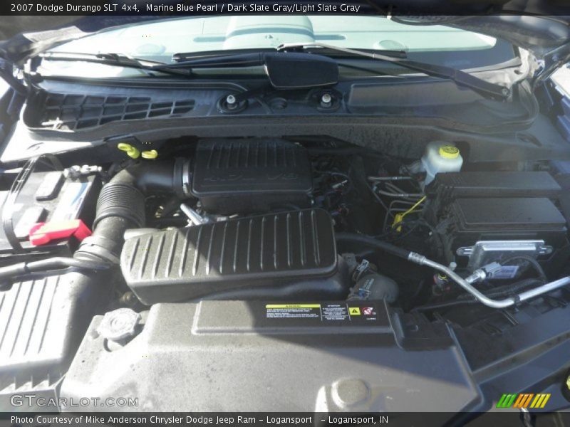 Marine Blue Pearl / Dark Slate Gray/Light Slate Gray 2007 Dodge Durango SLT 4x4