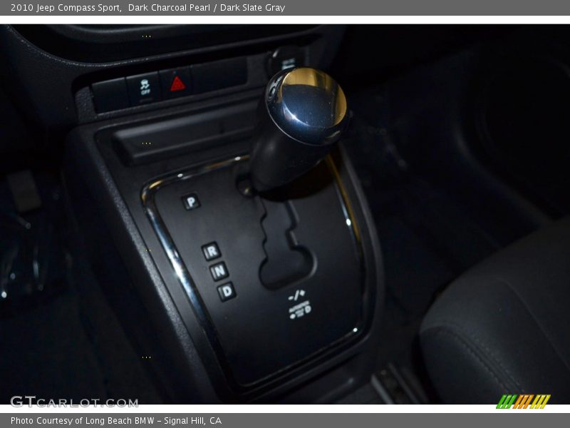Dark Charcoal Pearl / Dark Slate Gray 2010 Jeep Compass Sport