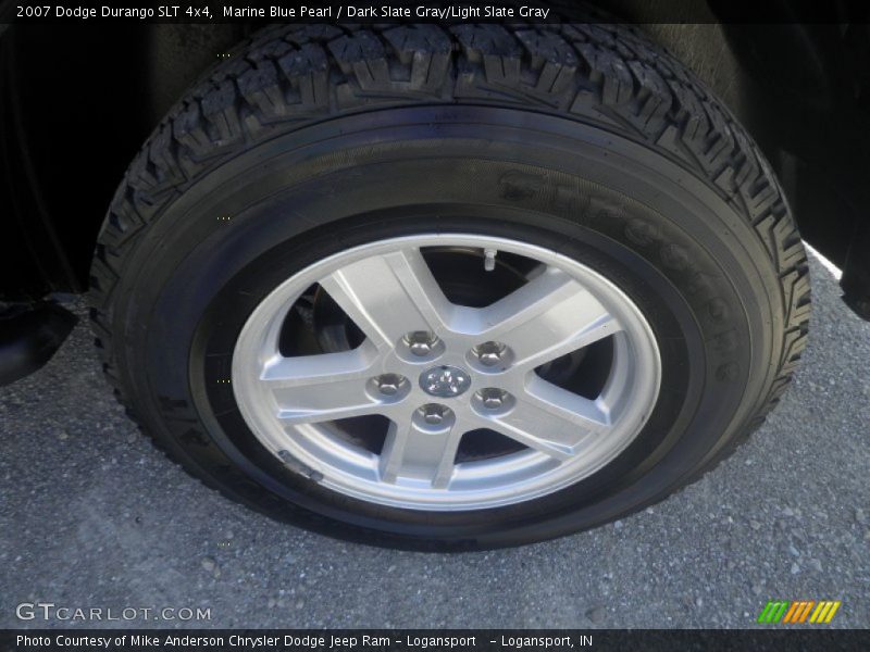 Marine Blue Pearl / Dark Slate Gray/Light Slate Gray 2007 Dodge Durango SLT 4x4
