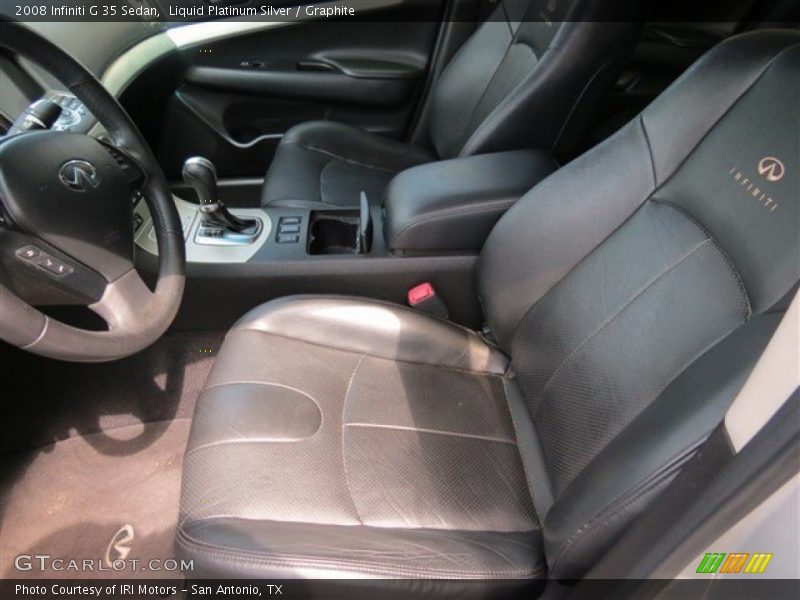 Liquid Platinum Silver / Graphite 2008 Infiniti G 35 Sedan