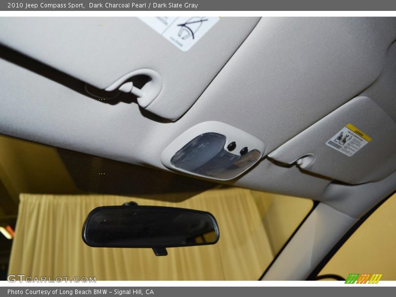 Dark Charcoal Pearl / Dark Slate Gray 2010 Jeep Compass Sport