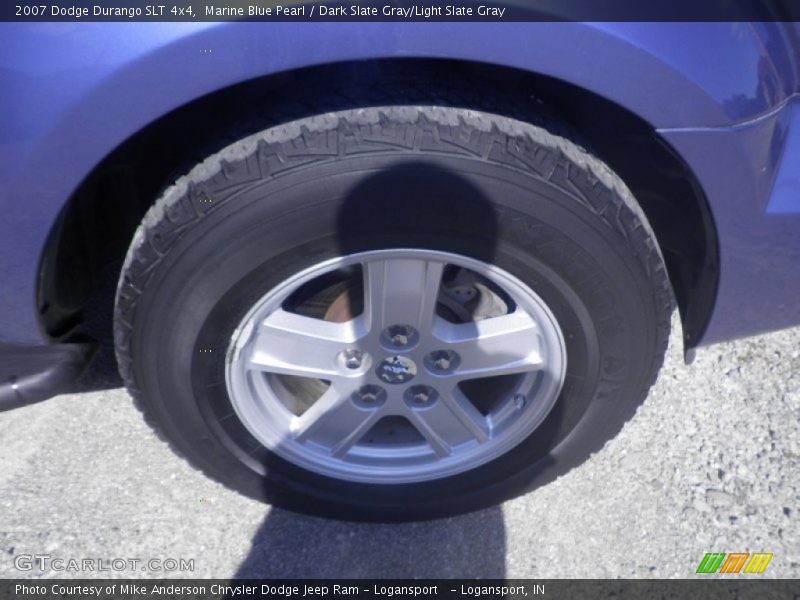 Marine Blue Pearl / Dark Slate Gray/Light Slate Gray 2007 Dodge Durango SLT 4x4