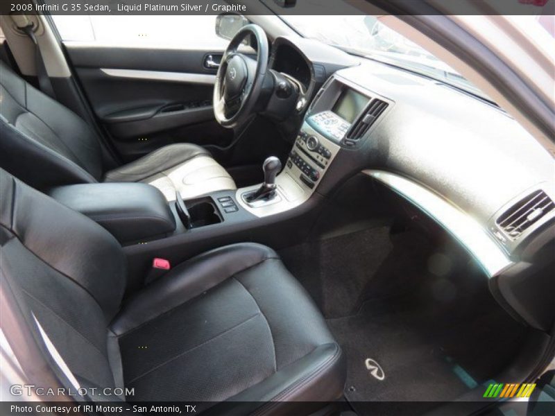 Liquid Platinum Silver / Graphite 2008 Infiniti G 35 Sedan