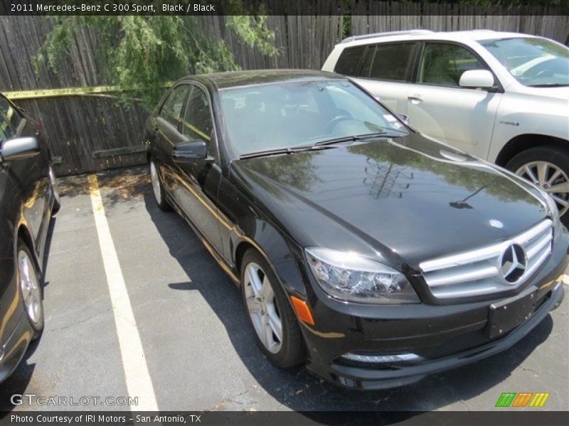 Black / Black 2011 Mercedes-Benz C 300 Sport