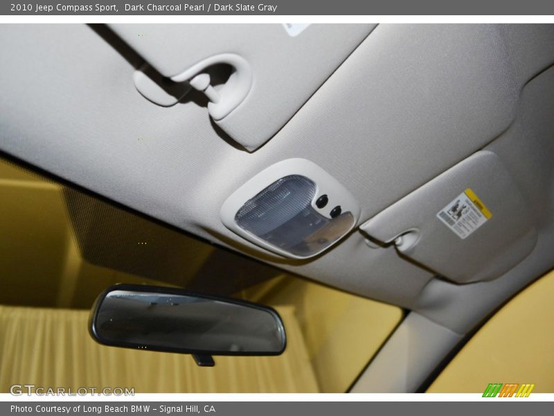 Dark Charcoal Pearl / Dark Slate Gray 2010 Jeep Compass Sport