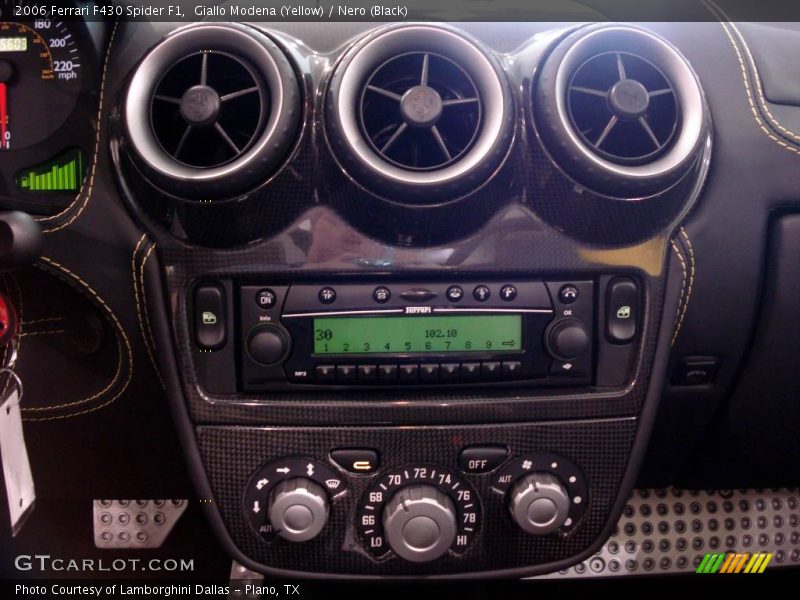 Giallo Modena (Yellow) / Nero (Black) 2006 Ferrari F430 Spider F1