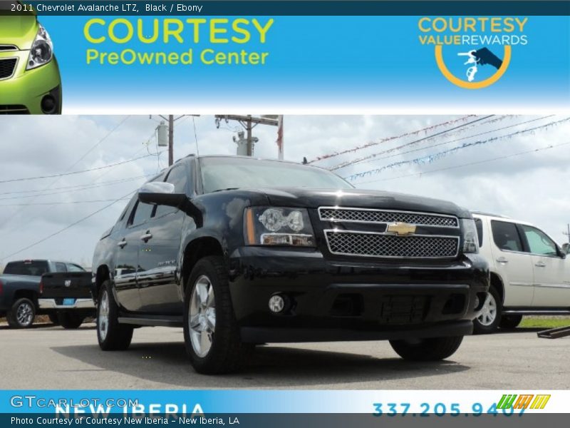 Black / Ebony 2011 Chevrolet Avalanche LTZ