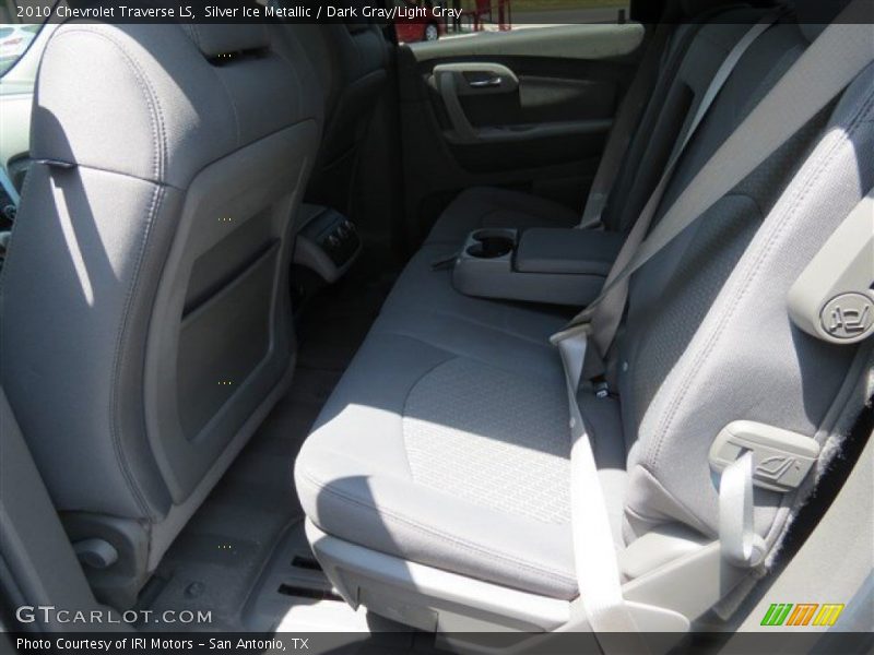 Silver Ice Metallic / Dark Gray/Light Gray 2010 Chevrolet Traverse LS