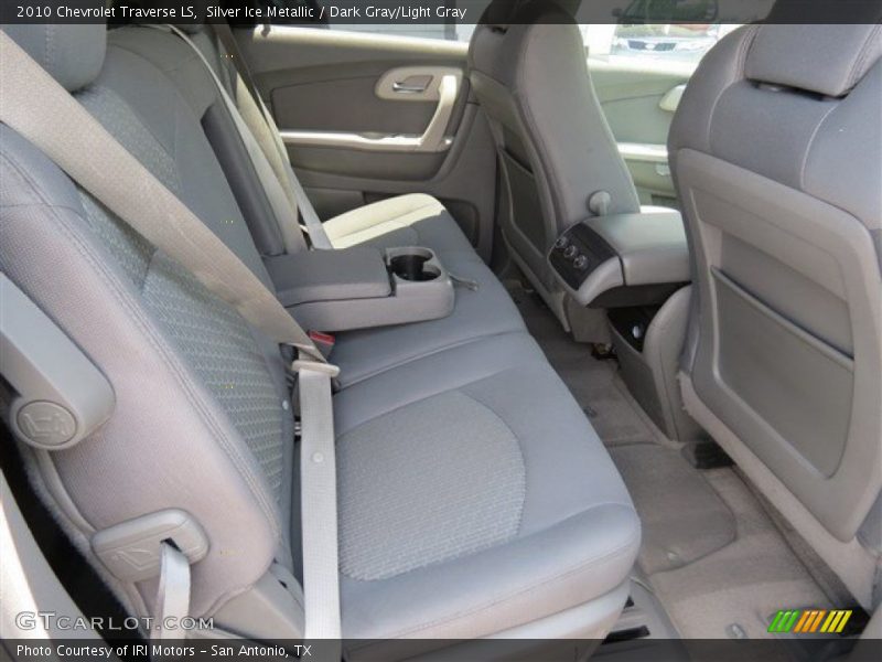 Silver Ice Metallic / Dark Gray/Light Gray 2010 Chevrolet Traverse LS