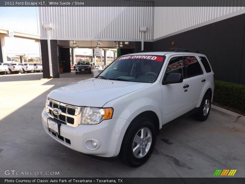 White Suede / Stone 2011 Ford Escape XLT