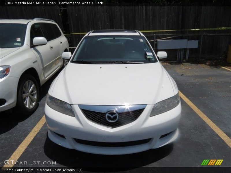 Performance White / Black 2004 Mazda MAZDA6 s Sedan