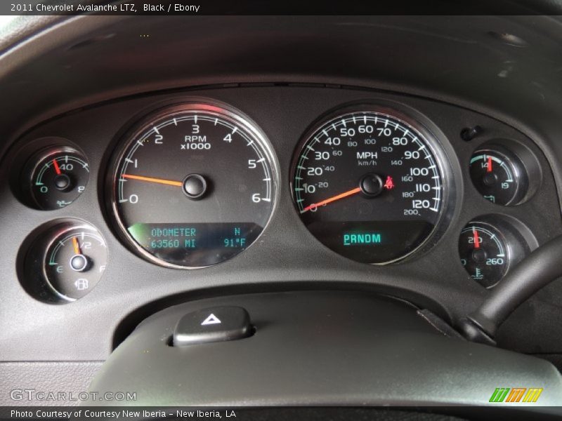Black / Ebony 2011 Chevrolet Avalanche LTZ