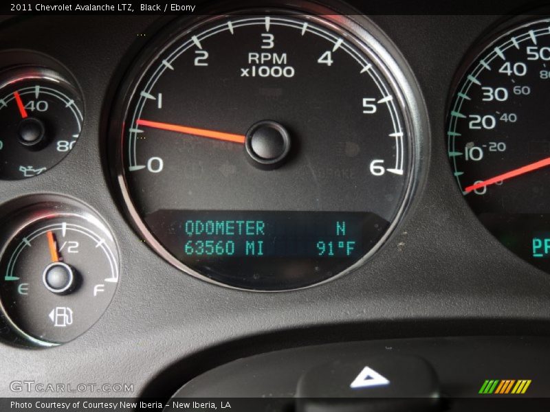 Black / Ebony 2011 Chevrolet Avalanche LTZ