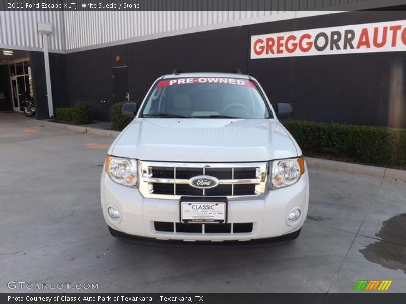 White Suede / Stone 2011 Ford Escape XLT