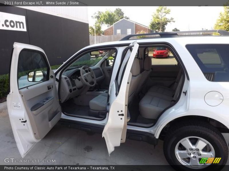White Suede / Stone 2011 Ford Escape XLT
