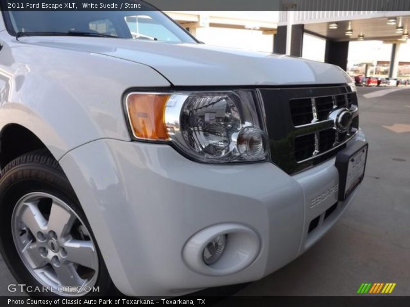 White Suede / Stone 2011 Ford Escape XLT