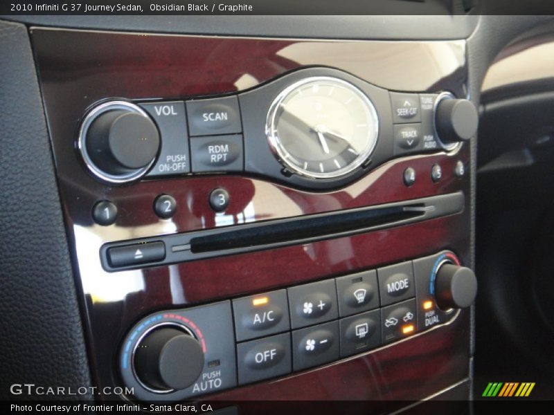 Obsidian Black / Graphite 2010 Infiniti G 37 Journey Sedan