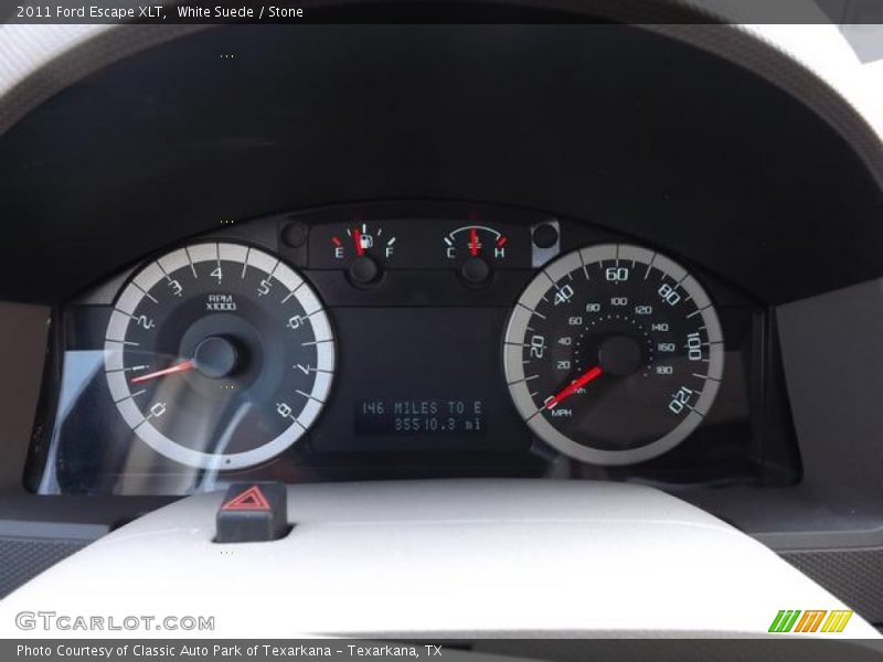 White Suede / Stone 2011 Ford Escape XLT