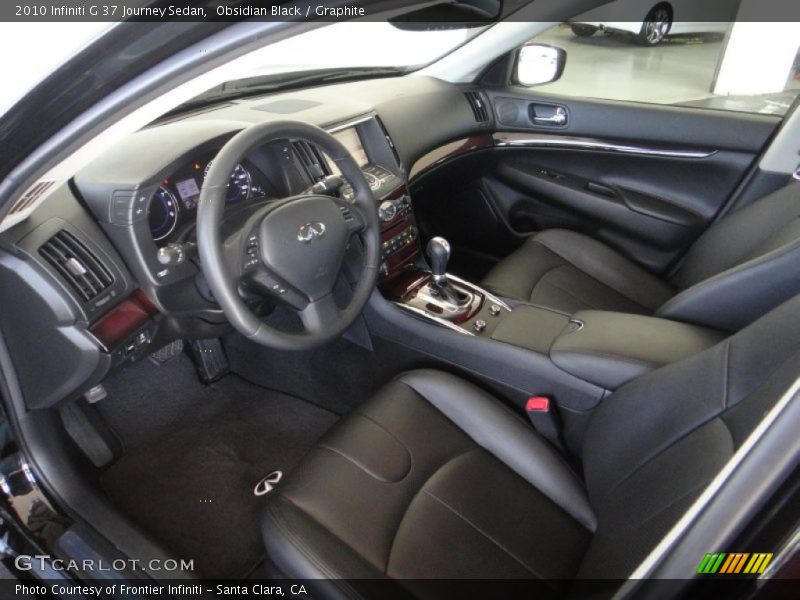 Obsidian Black / Graphite 2010 Infiniti G 37 Journey Sedan