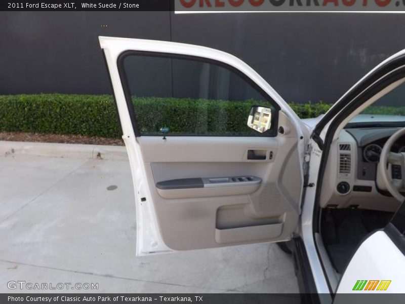 White Suede / Stone 2011 Ford Escape XLT