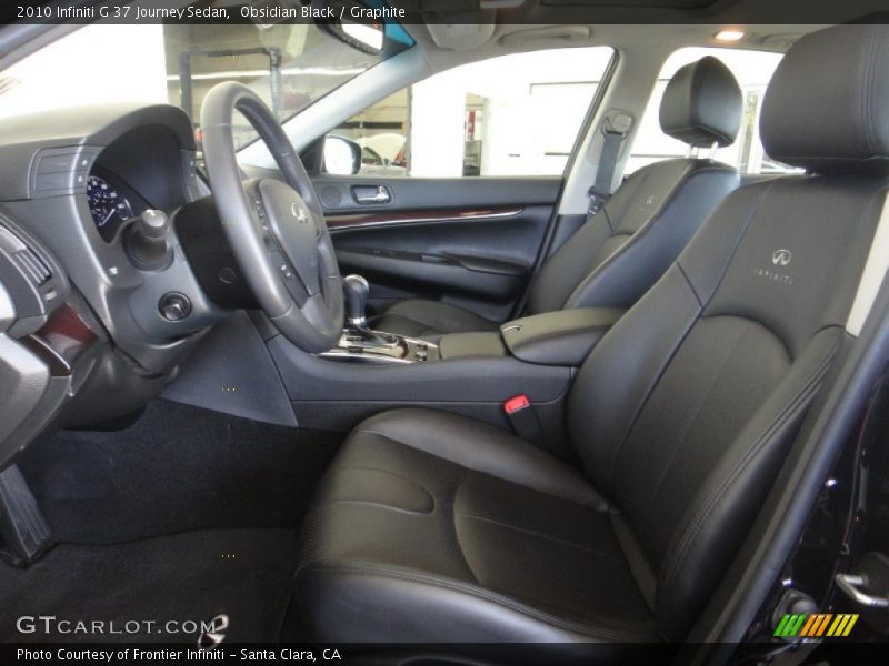 Obsidian Black / Graphite 2010 Infiniti G 37 Journey Sedan