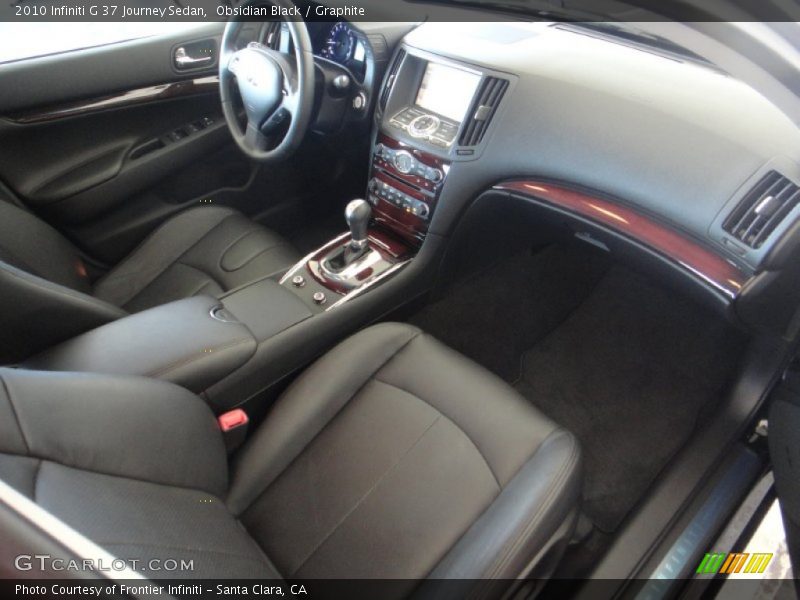 Obsidian Black / Graphite 2010 Infiniti G 37 Journey Sedan