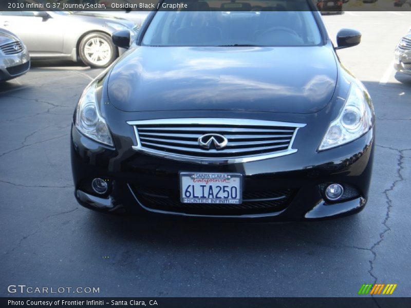 Obsidian Black / Graphite 2010 Infiniti G 37 Journey Sedan