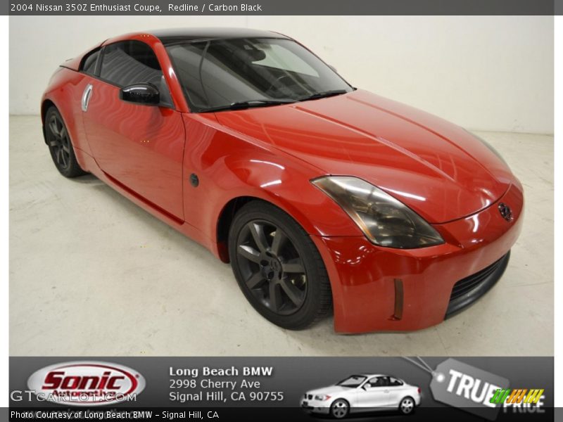 Redline / Carbon Black 2004 Nissan 350Z Enthusiast Coupe