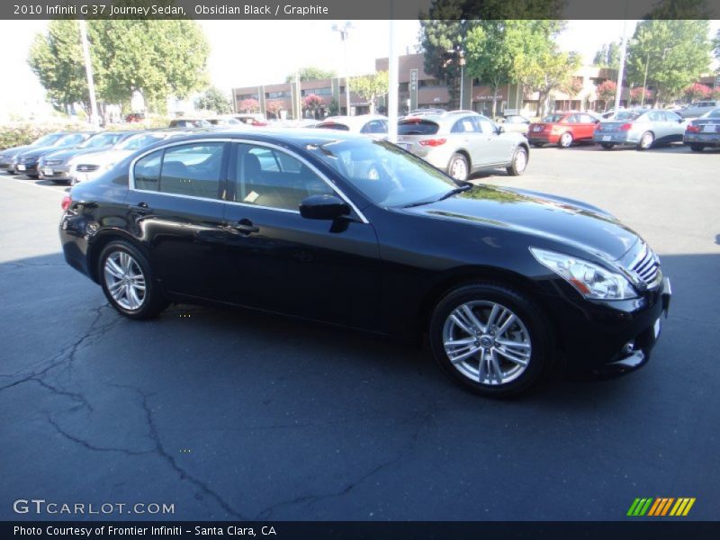 Obsidian Black / Graphite 2010 Infiniti G 37 Journey Sedan