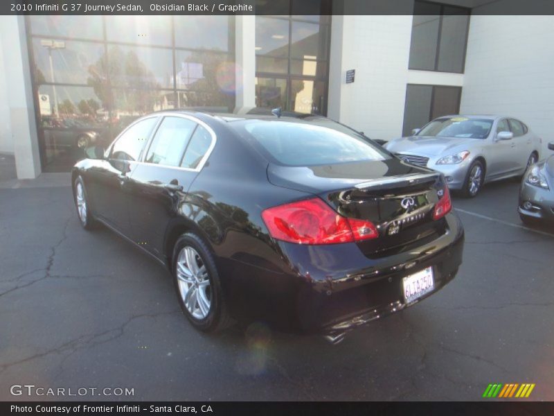 Obsidian Black / Graphite 2010 Infiniti G 37 Journey Sedan