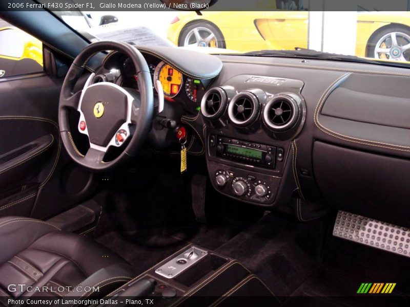 Giallo Modena (Yellow) / Nero (Black) 2006 Ferrari F430 Spider F1