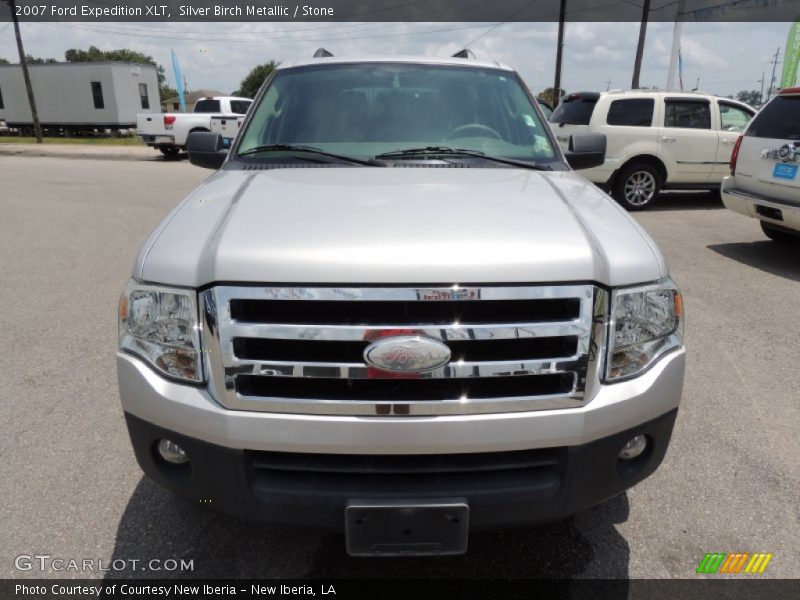 Silver Birch Metallic / Stone 2007 Ford Expedition XLT