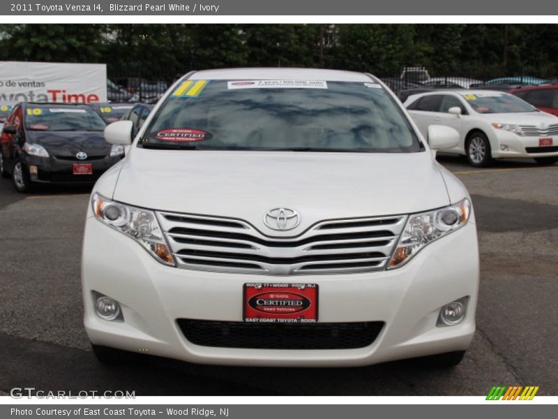 Blizzard Pearl White / Ivory 2011 Toyota Venza I4
