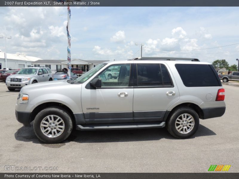 Silver Birch Metallic / Stone 2007 Ford Expedition XLT