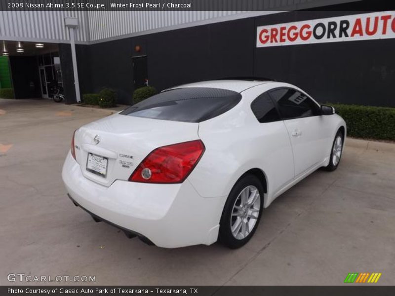 Winter Frost Pearl / Charcoal 2008 Nissan Altima 3.5 SE Coupe