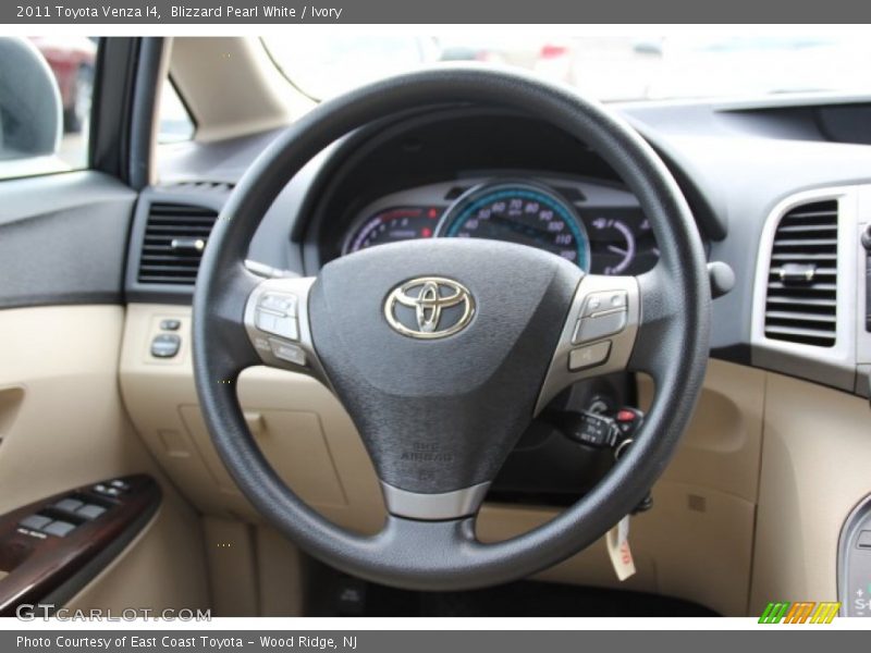 Blizzard Pearl White / Ivory 2011 Toyota Venza I4