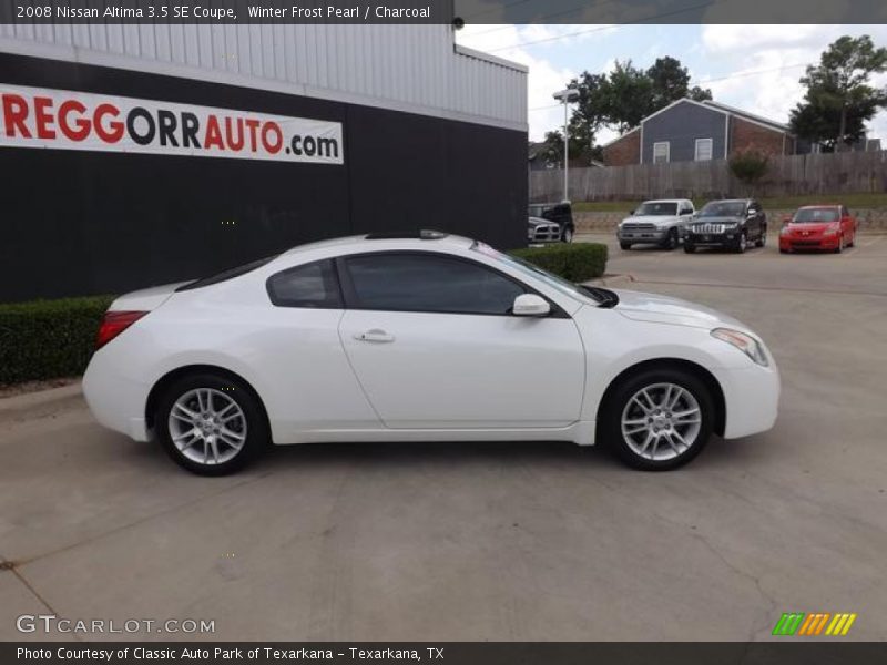 Winter Frost Pearl / Charcoal 2008 Nissan Altima 3.5 SE Coupe