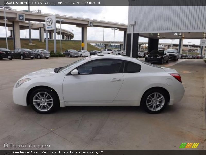 Winter Frost Pearl / Charcoal 2008 Nissan Altima 3.5 SE Coupe