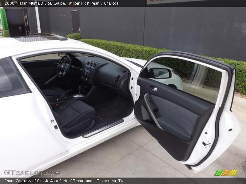 Winter Frost Pearl / Charcoal 2008 Nissan Altima 3.5 SE Coupe