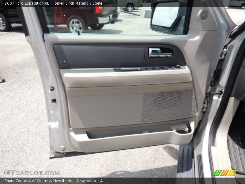 Silver Birch Metallic / Stone 2007 Ford Expedition XLT